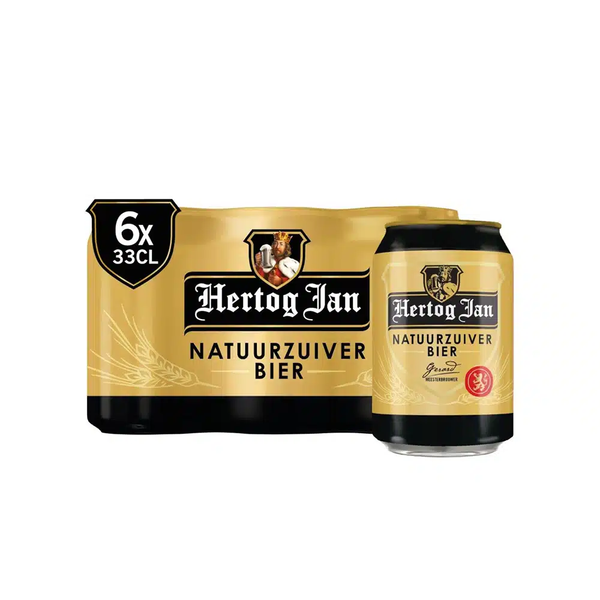 Hertog Jan Bier 6-Pack 33cl - Premium Nederlands Bier Blikjes | Nachtwinkel Brabant