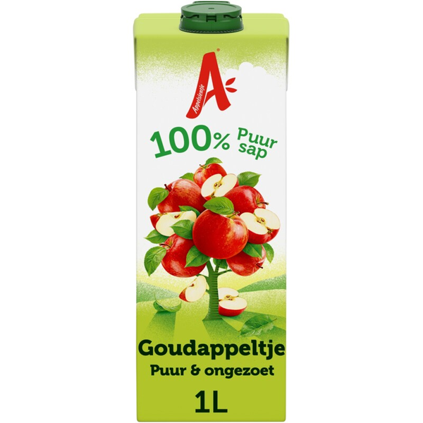 Appelsap Goudappeltje 1L - 100% Puur Sap | Nachtwinkel Brabant