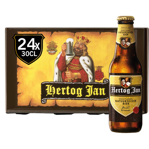 Hertog Jan Bier Krat 24x30cl - Premium Nederlands Bier | Nachtwinkel Brabant
