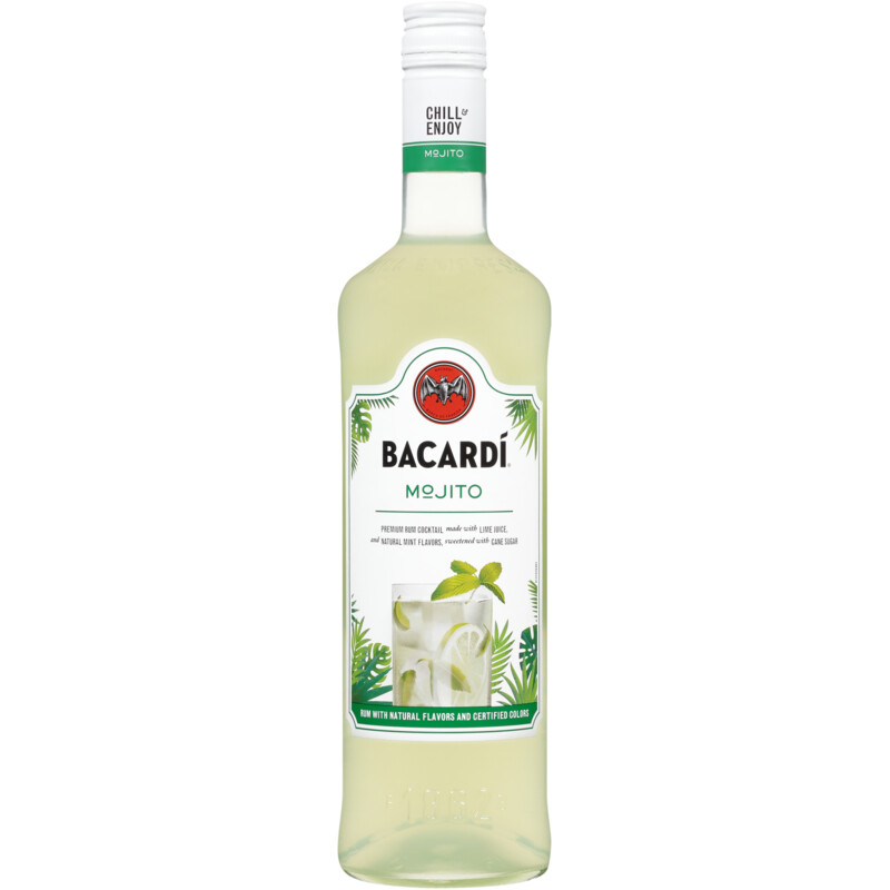 Bacardi Mojito 700ml - Premium Ready to Drink Cocktail | Nachtwinkel Brabant